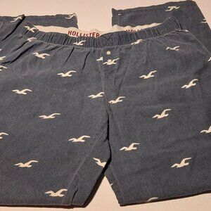 Hollister Men's Blue Pajama Pants Size Large